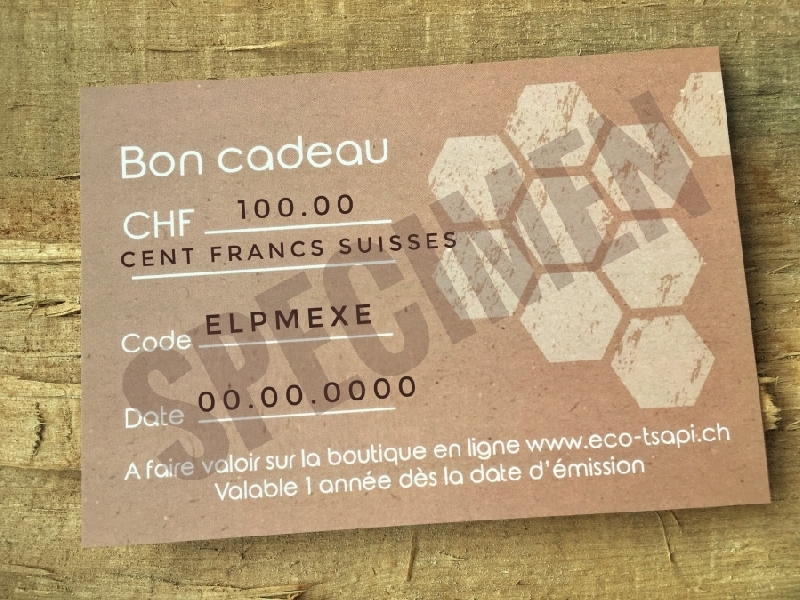 eco-tsapi® ❀ Bon cadeau