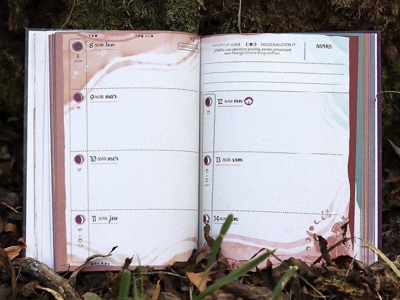 Agenda lunaire Graines de Lune 2027 - FR